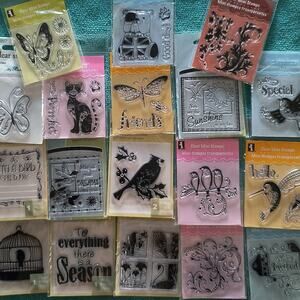 Large Lot of Clear Stamps